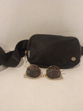 LULULEMON "Everywhere" Belt Bag Sling Pack Black Nylon